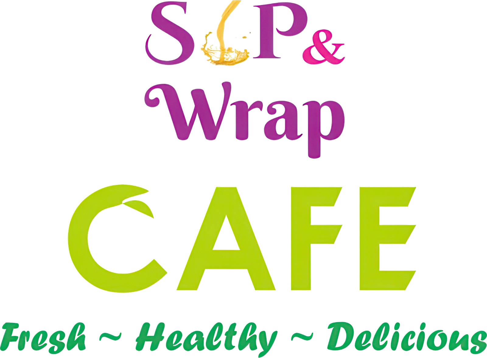 Sip & Wrap Cafe Logo